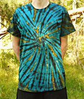Batik T-Shirt green Maze