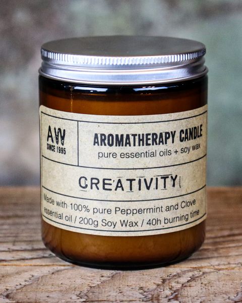 Aromatherapie Duftkerze | Kreativität | Minze & Nelke