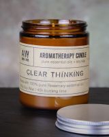 Aromatherapie Duftkerze | Clear Thinking | Rosmarin