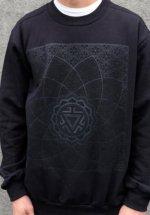 Sweatshirt Vitality | Black on black