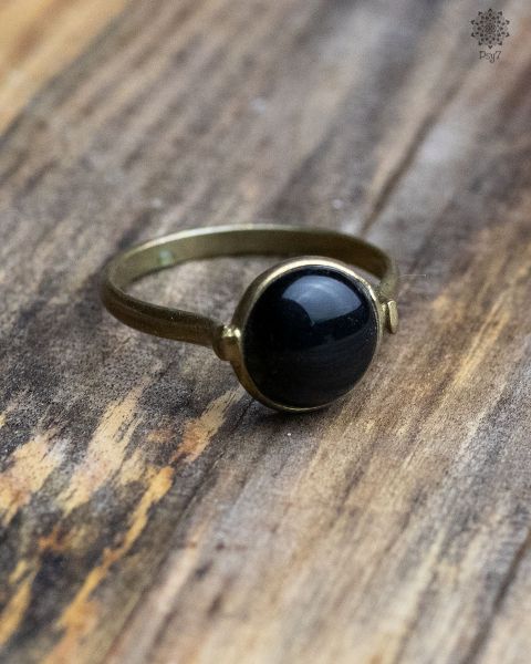 Ring Metzli | Obsidian