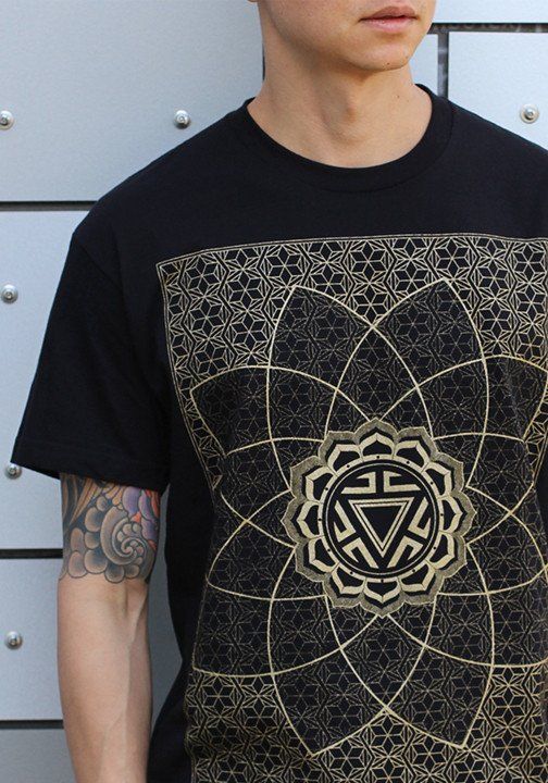 T-Shirt Vitality | schwarz - gold