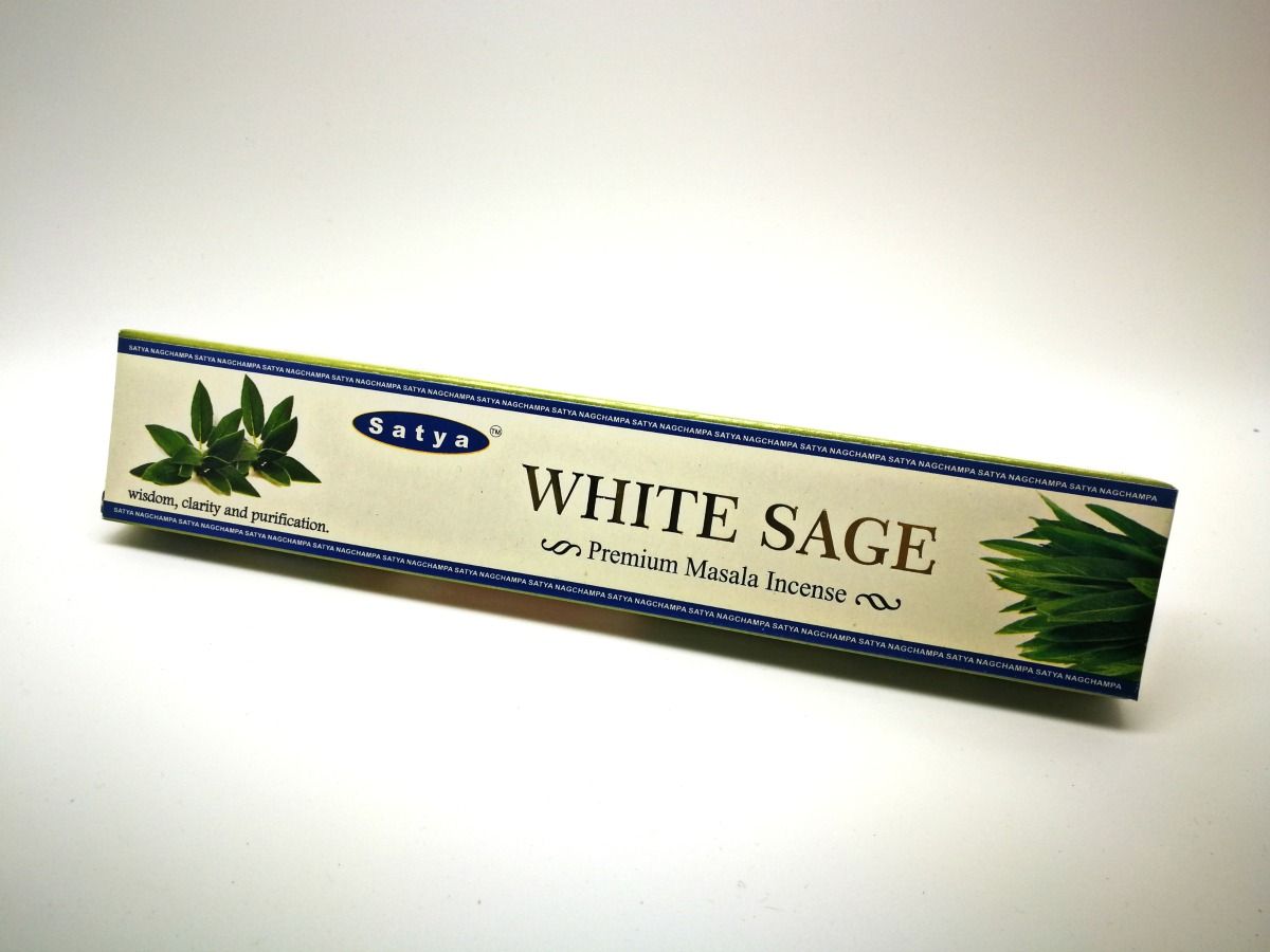 Räucherstäbchen Satya Premium | White Sage